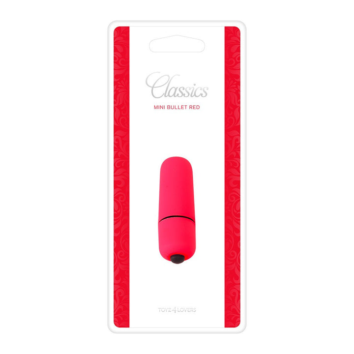 Bullet classic Red mini vaginal clitoral vibrator