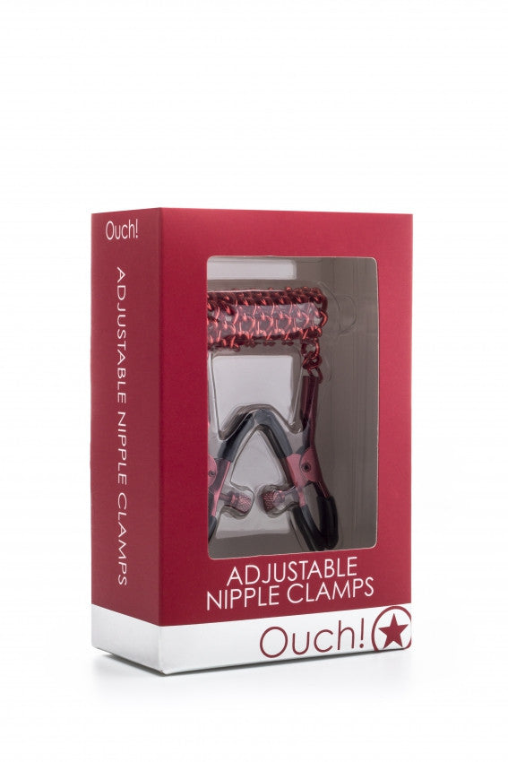 Adjustable Nipple Clamps - Red