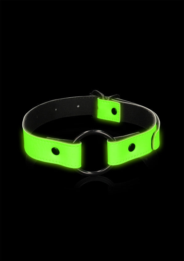 Morso O-Ring Gag - Glow in the Dark - Neon Green/Black