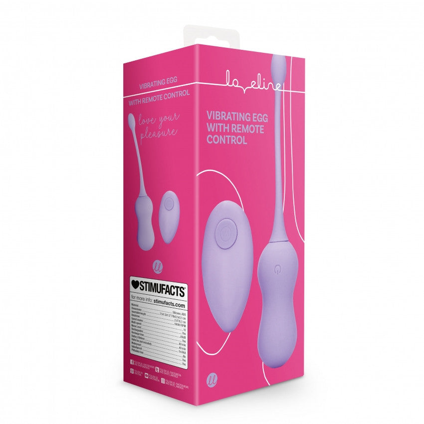 Vibrating vaginal balls Vibrating Egg with Remote Control Violet Harmony