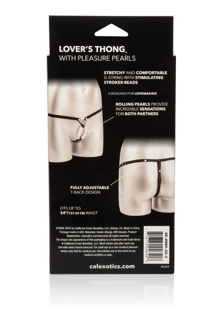 Lover Thong w/ Pleasure Pearls