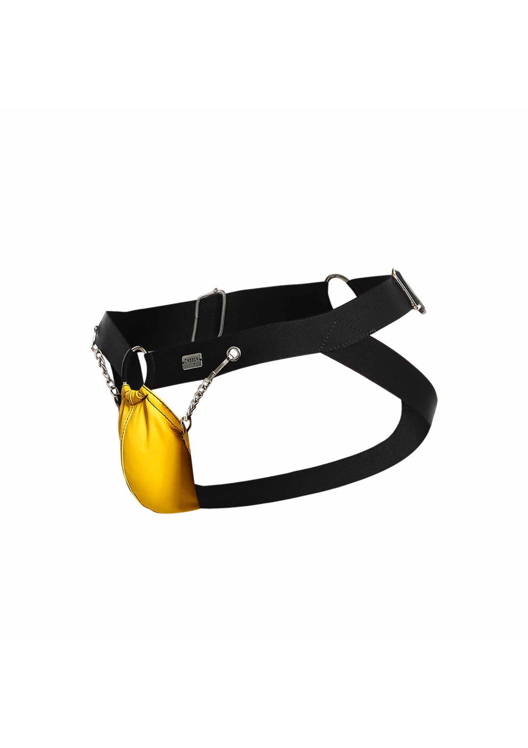 Yellow men's thong DNGEON Chain Jockstrap