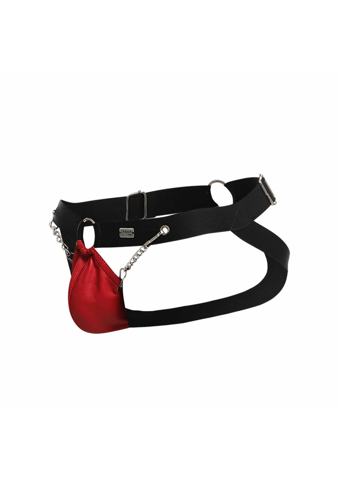 Red men's thong DNGEON Chain Jockstrap