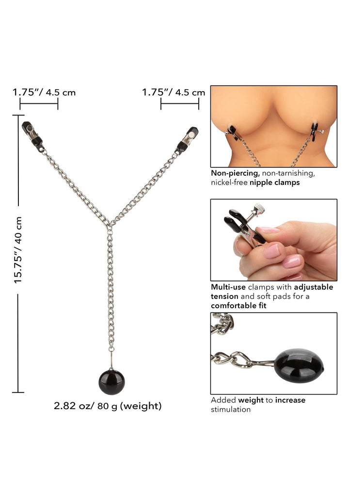 Pinze per capezzoli Weighted Disc Nipple Clamps