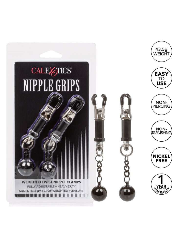 Weighted Twist Nipple Clamps