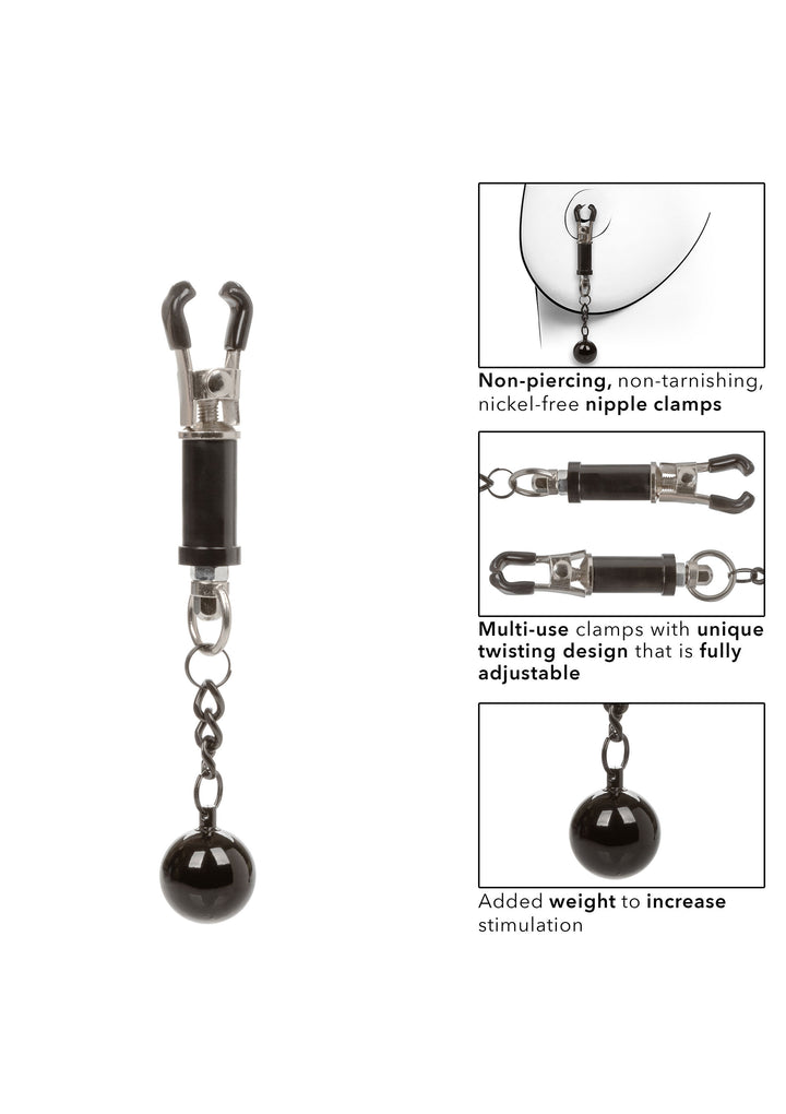 Weighted Twist Nipple Clamps