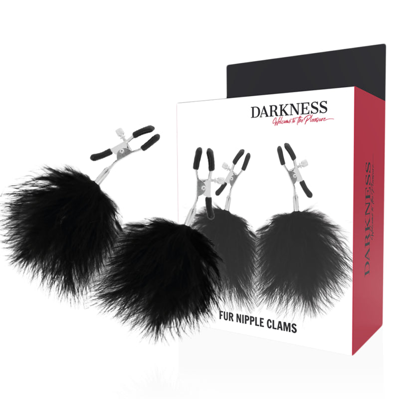 Nipple clamps NIPPLE CLAMPS DARKNESS FUR