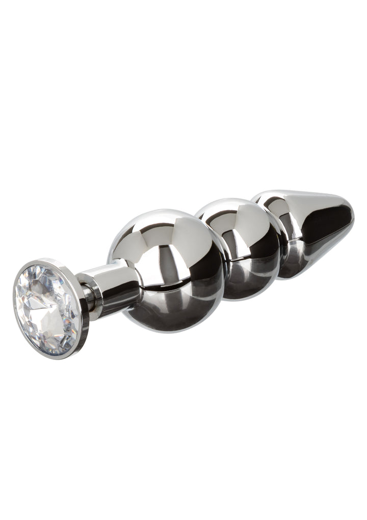 Anal plug with phallic ring Star Fucker Beaded Plug