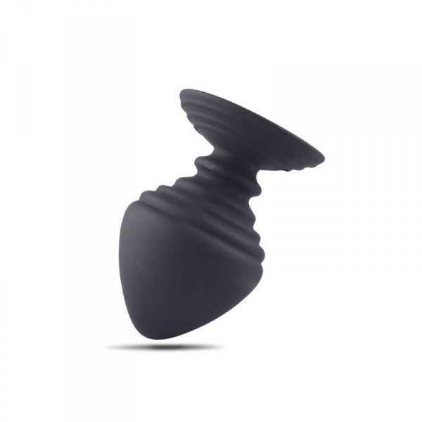 Dildo anal plug with suction cup in black silicone butt dildo black pine realistic for women and men