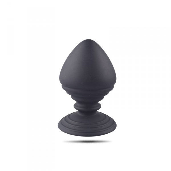 Dildo anal plug with suction cup in black silicone butt dildo black pine realistic for women and men