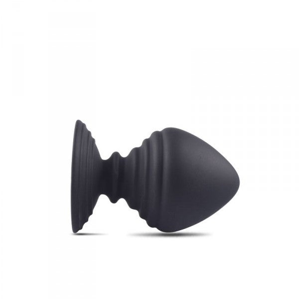 Dildo anal plug with suction cup in black silicone butt dildo black pine realistic for women and men