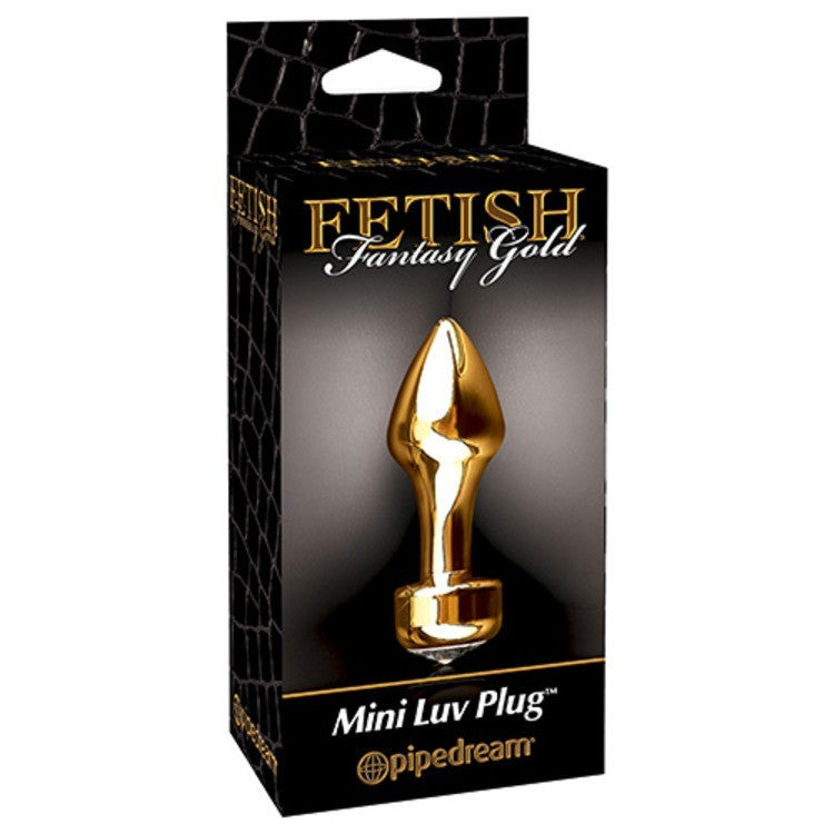 Plug anale gold fetish fantasy mini gold butt