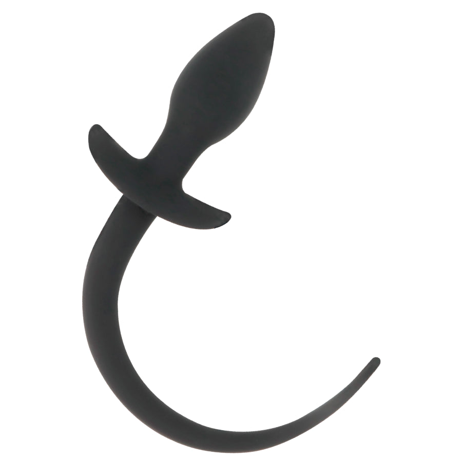 Silicone anal plug with Darkness Tail butt