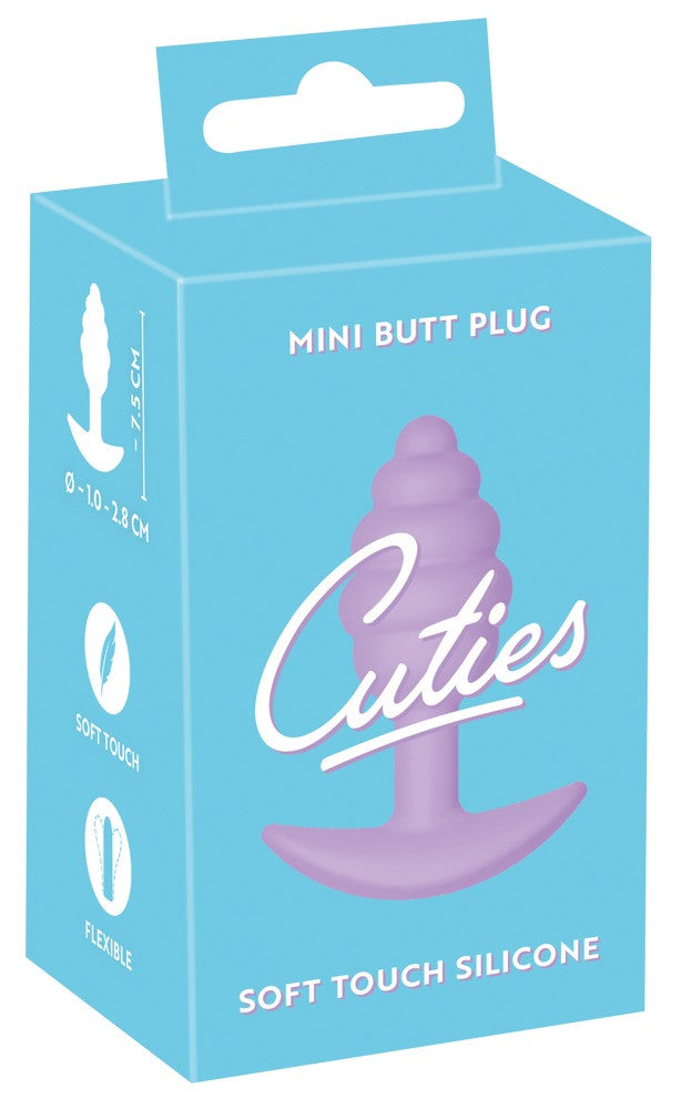 Plug anale Mini Butt Plug cuties viola