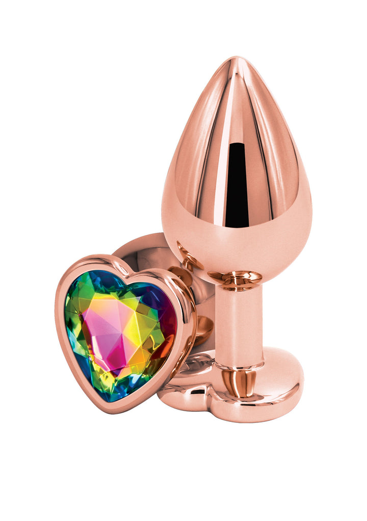 Plug anale Rose Gold Heart M