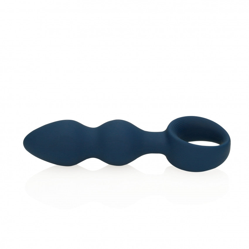 Anal plug Teardrop Shaped Anal Plug Large Baltic Blue