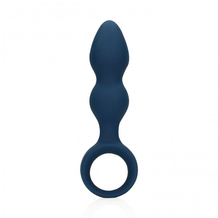 Anal plug Teardrop Shaped Anal Plug Large Baltic Blue