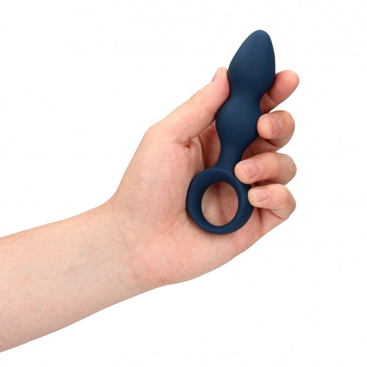 Anal plug Teardrop Shaped Anal Plug Small Baltic Blue