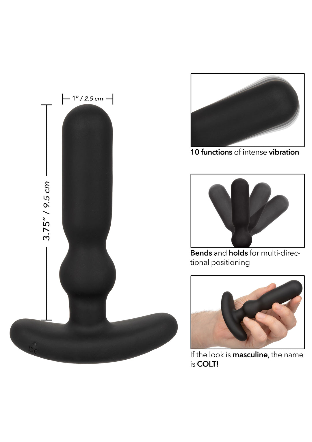 Colt Vibr Anal T vibrating anal plug