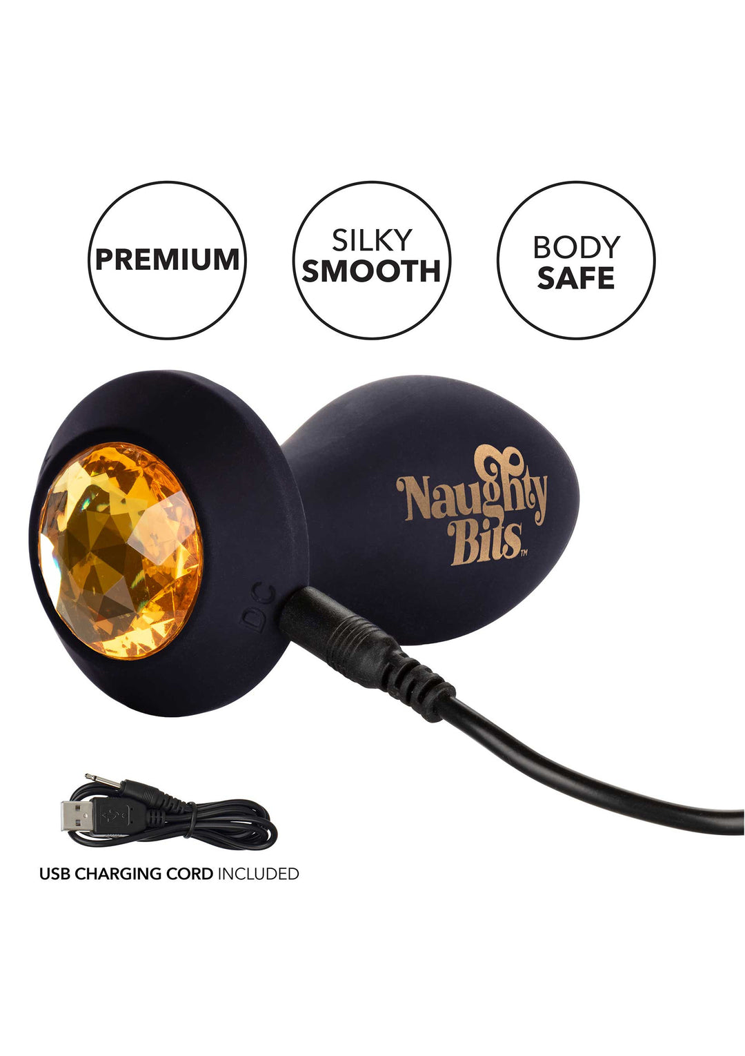 Vibrating anal plug with Shake Your Ass Vibr stone. Butt Plug