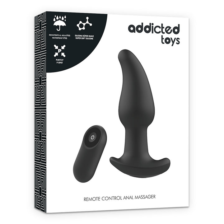 Vibrating anal plug with remote control P-SPOT addicted toys