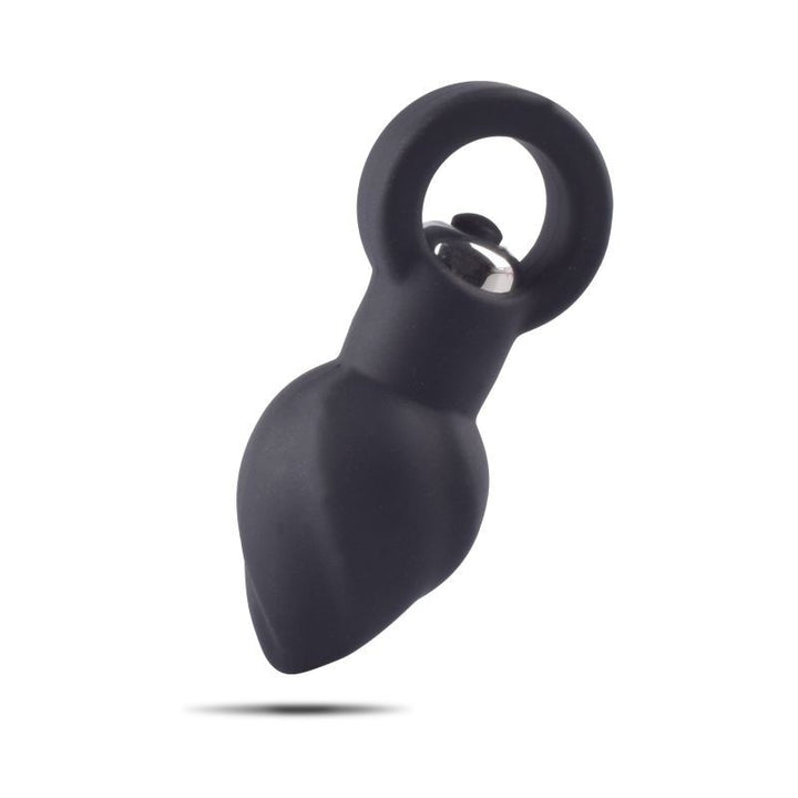 Vibrating anal plug vibrating silicone dildo the butt black black helix