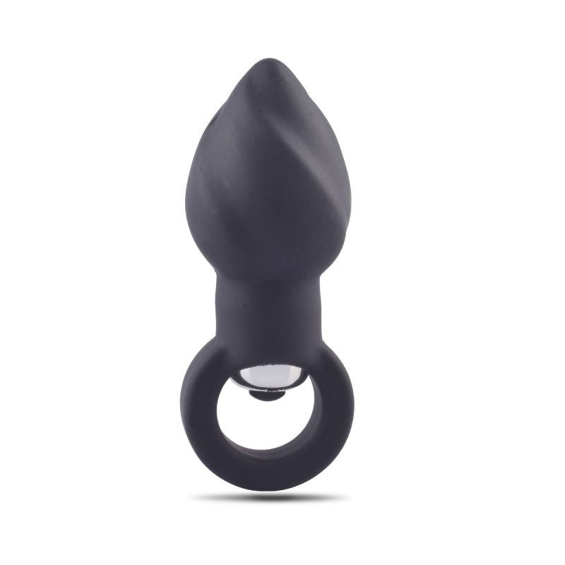 Vibrating anal plug vibrating silicone dildo the butt black black helix