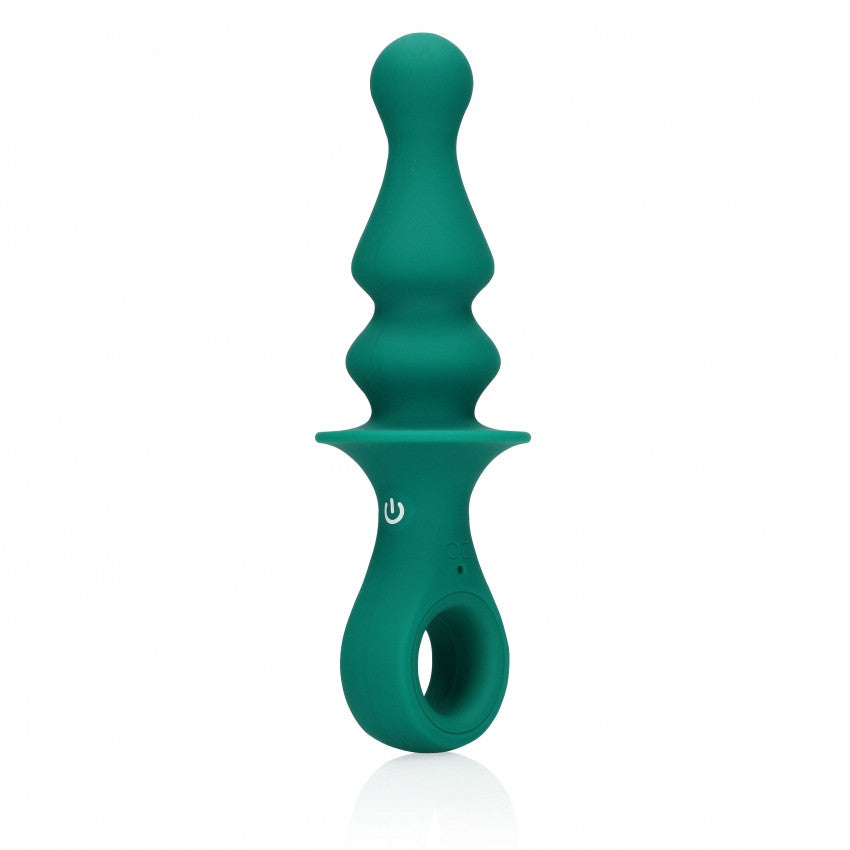 Vibrating anal plug Pawn Shaped Anal Vibrator Peacock Plume