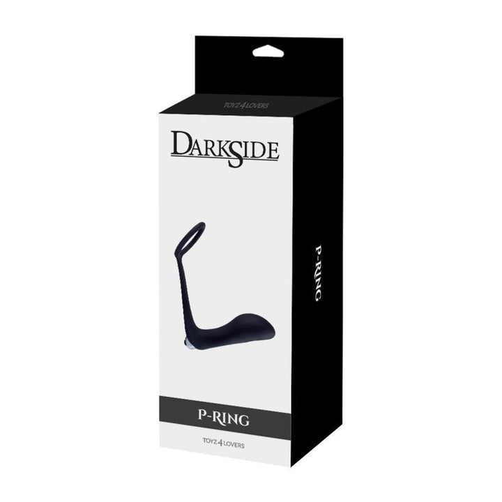 Vibrating Anal Plug P-Ring Prostate Stimulator with phallic ring