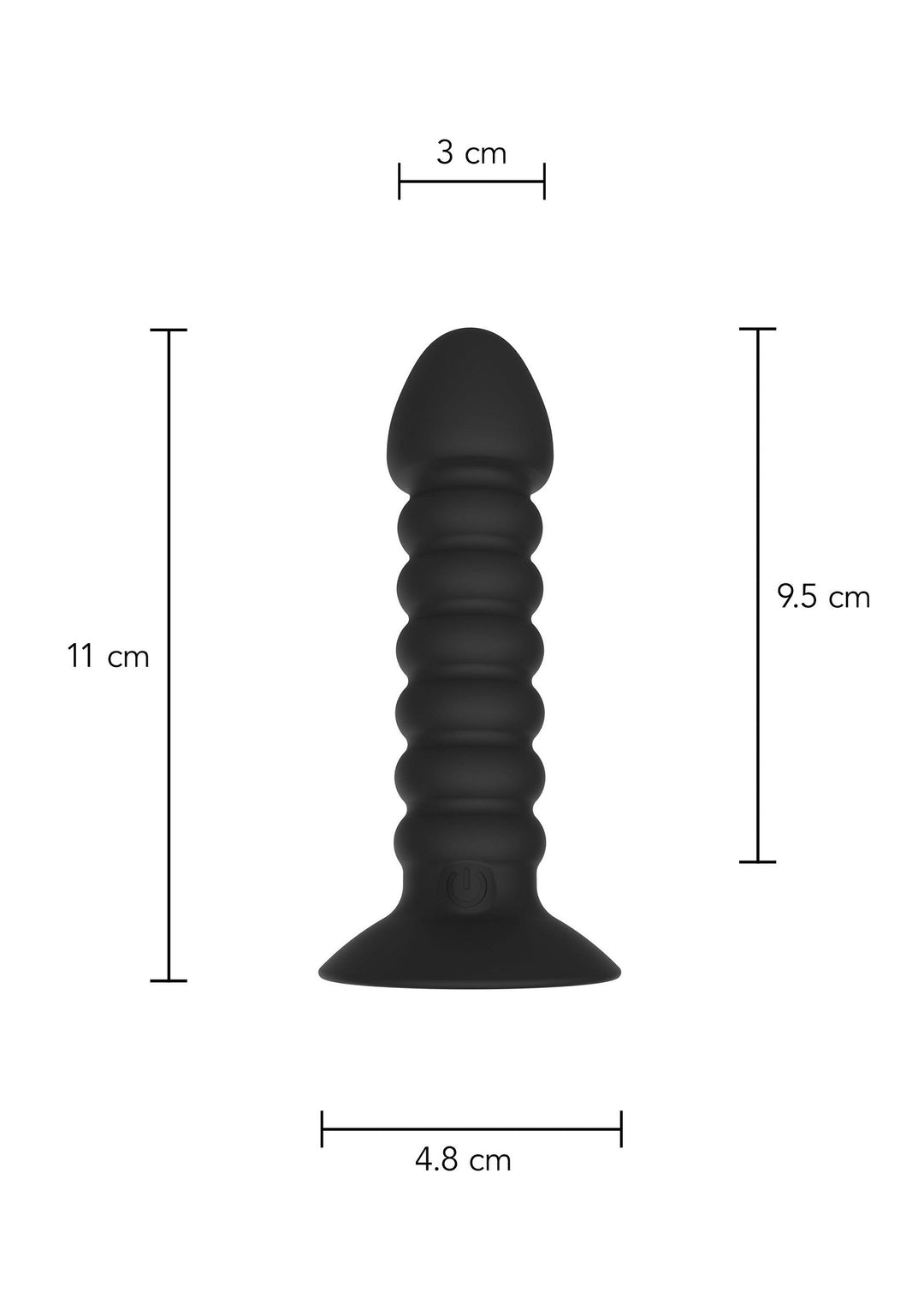 Vibrating Anal Plug Medium