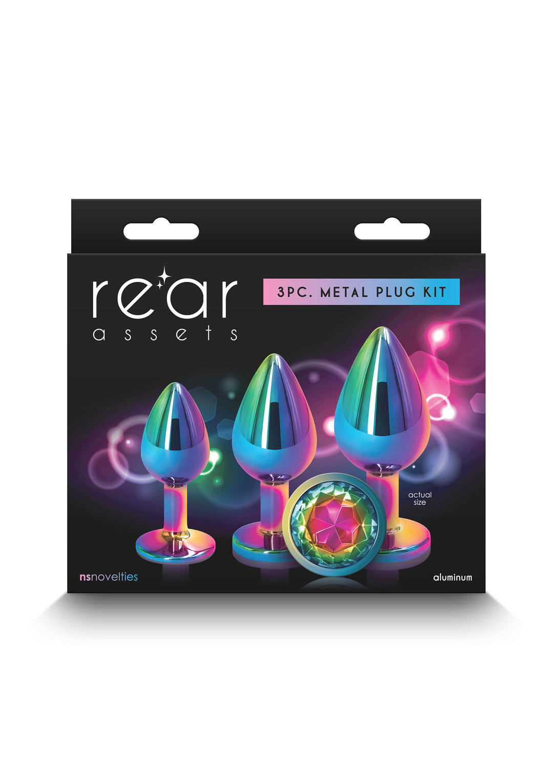 Anal plugs 3 pcs Rear Assets Trainer Kit Multicolor