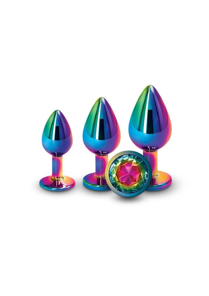 Anal plugs 3 pcs Rear Assets Trainer Kit Multicolor