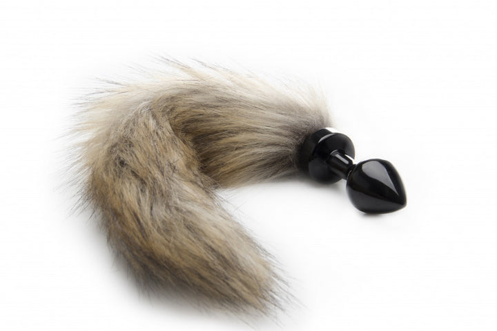 Fox Tail Buttplug - Black