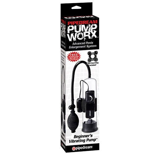 Pompa per sviluppare pene PUMP WORX BEGINNER'S VIBRATING PUMP