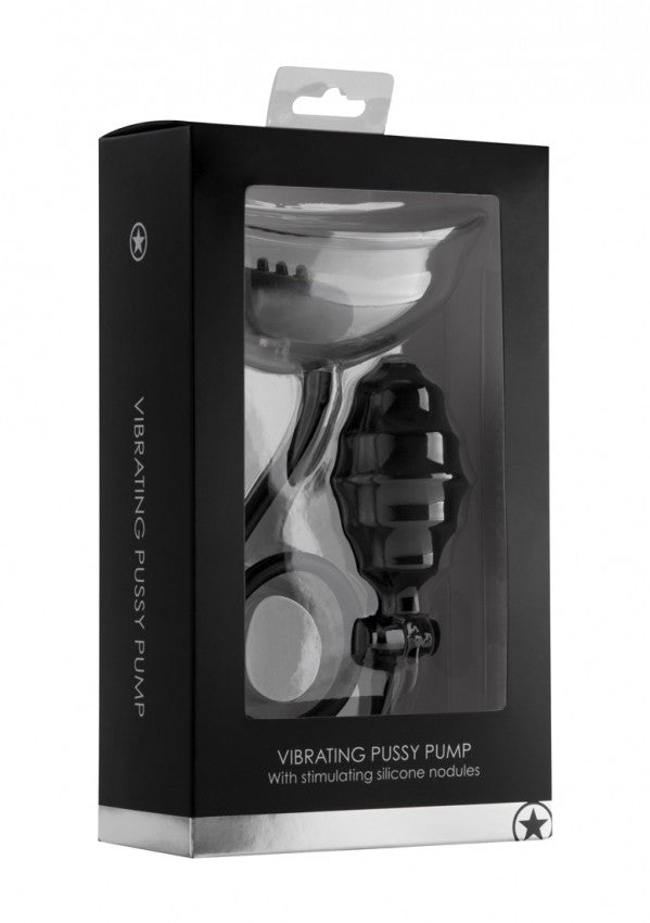 Pompa vaginale vibrante Vibrating Pussy Pump - Black