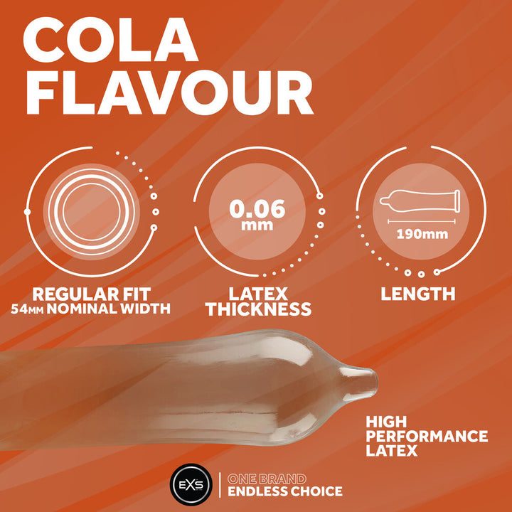 Preservativi Aromatizzati EXS Cola