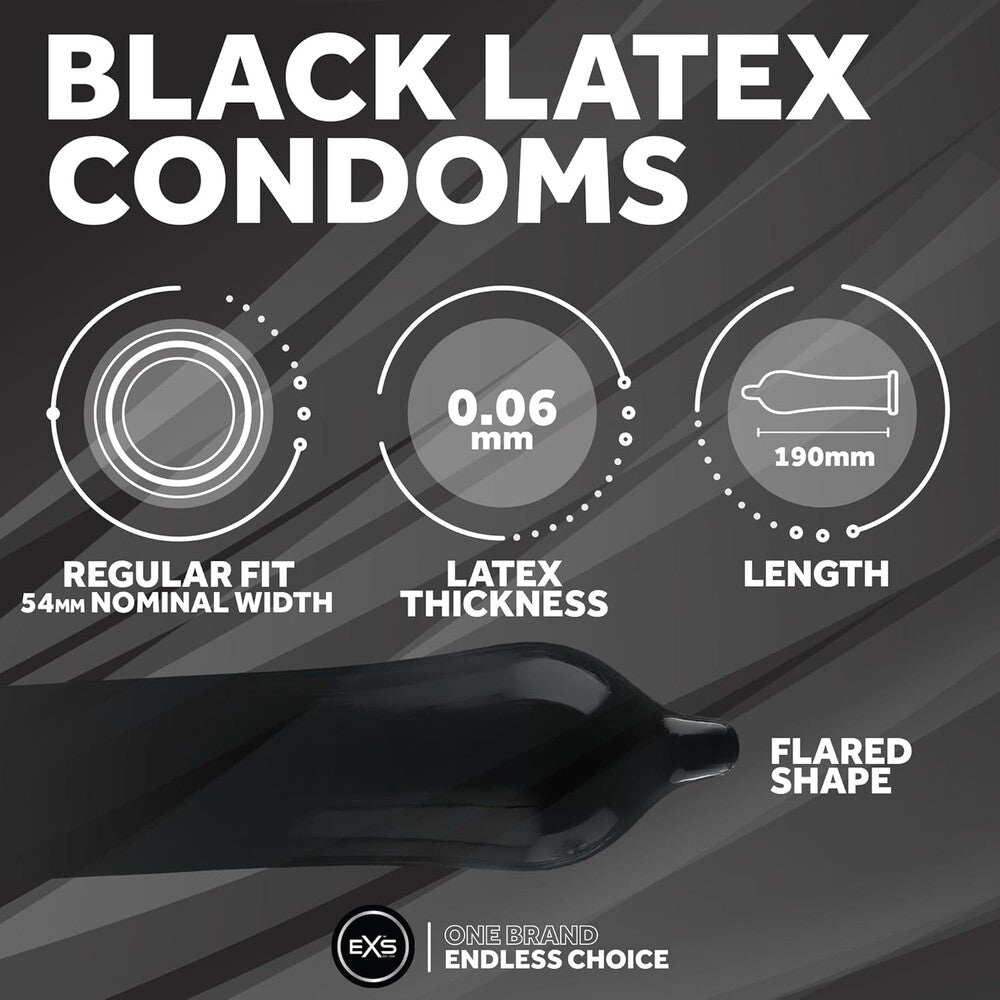 Preservativi EXS Black Latex