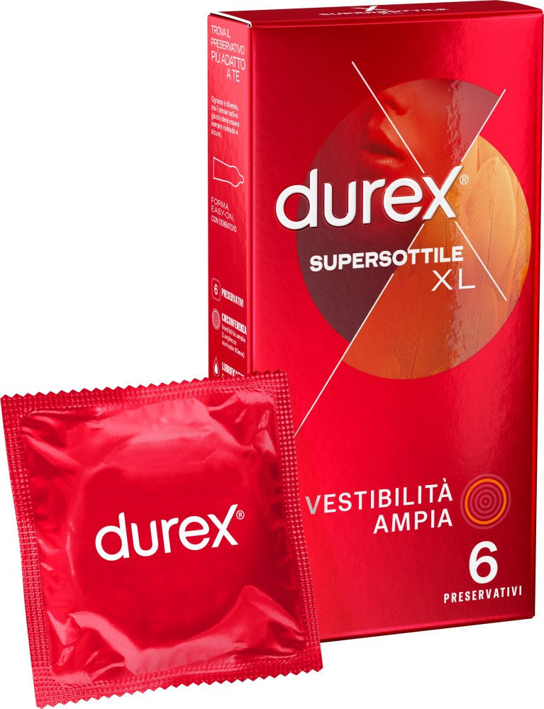 Durex SUPERTHIN XL condoms 6 PIECES