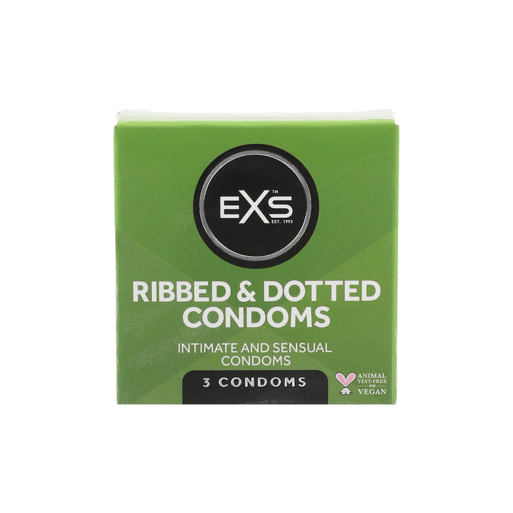 Preservativi Stimolanti EXS Ribbed &amp; Dotted