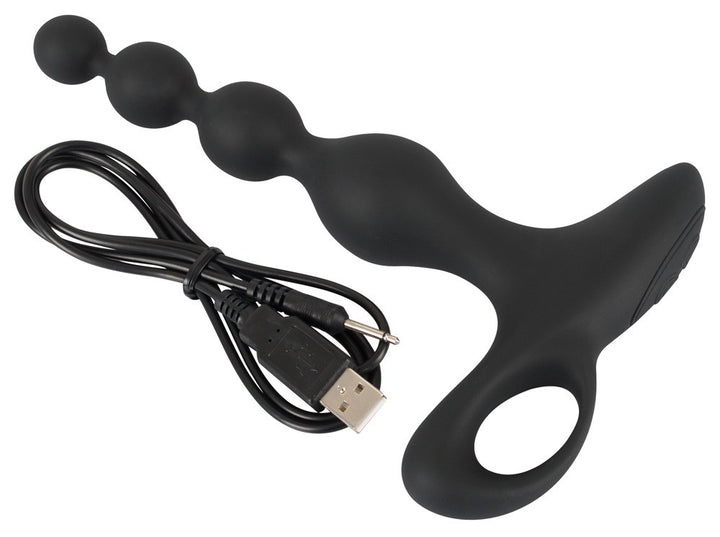 Rechargeable Anal Beads vibratore anale in silicone