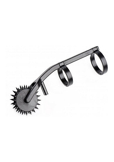 Rotella di Wartenberg per dita Thorn Double Finger Pinwheel - Black