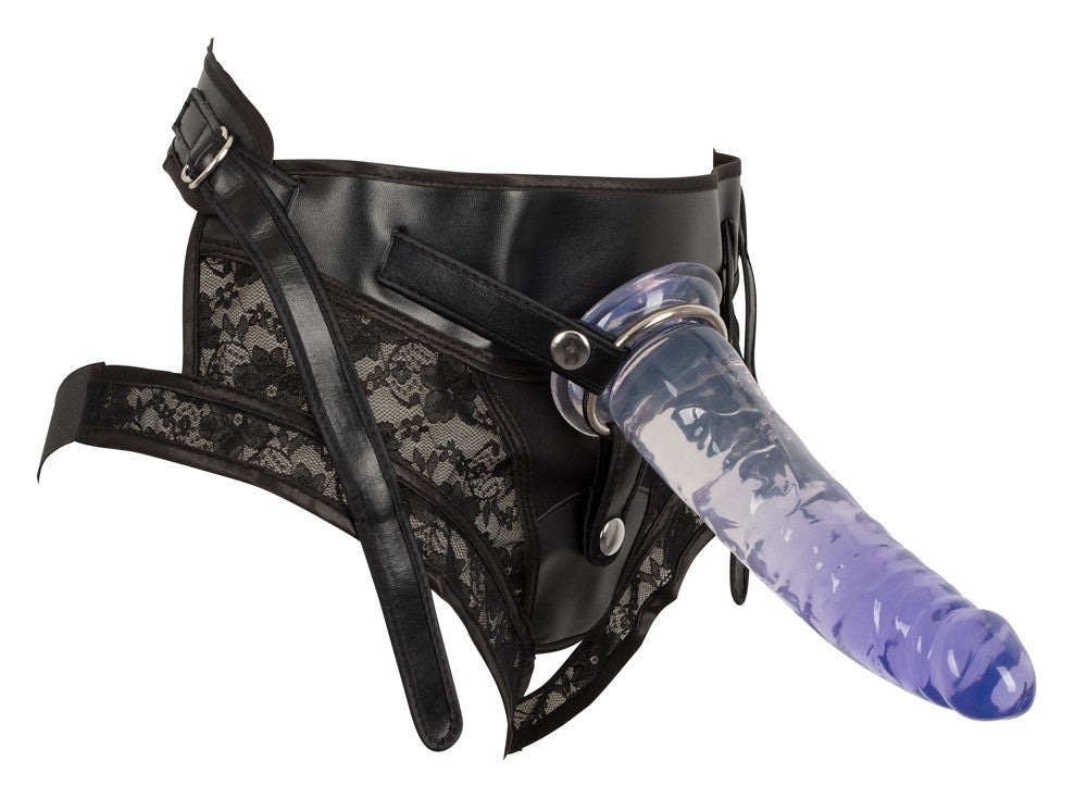 Strap On Set + 2 Jelly Dildos - 16.7cm / 21.5cm