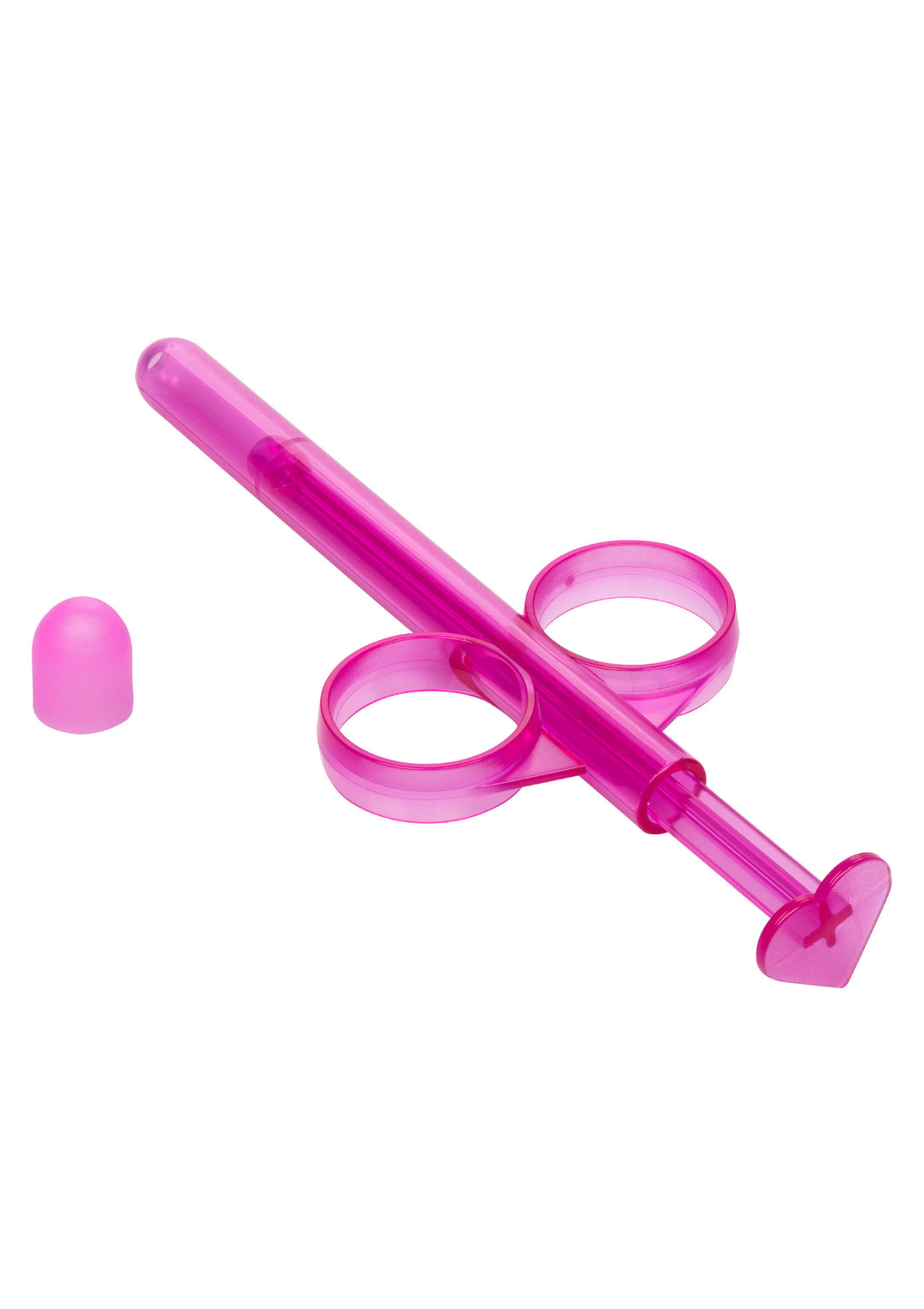 Pink lubricant anal vaginal dispenser syringe