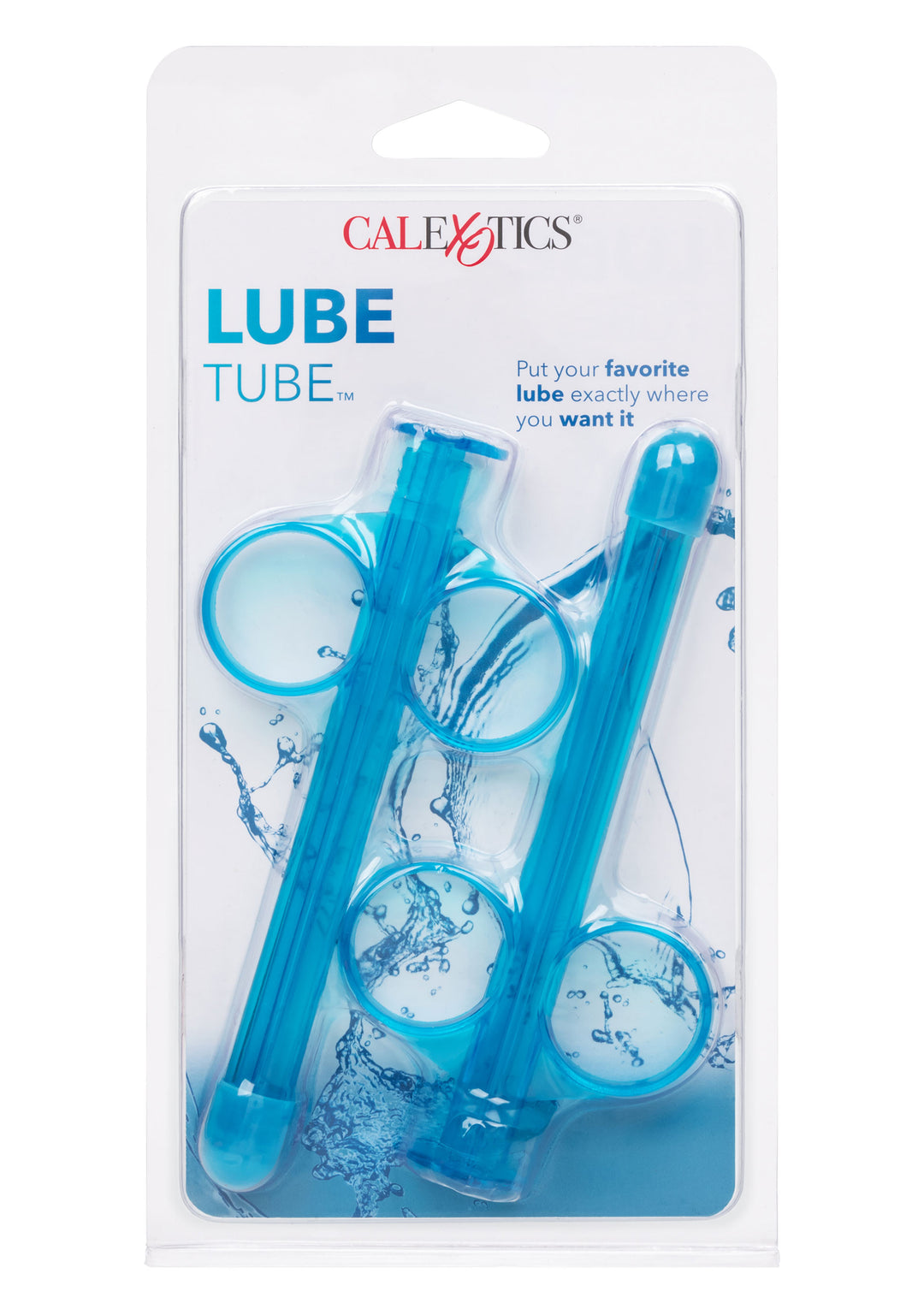 Siringa vaginale anale dispenser per lubrificante blu