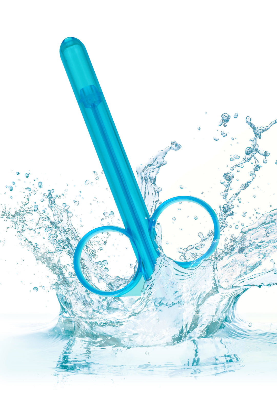 Blue lubricant dispenser anal vaginal syringe