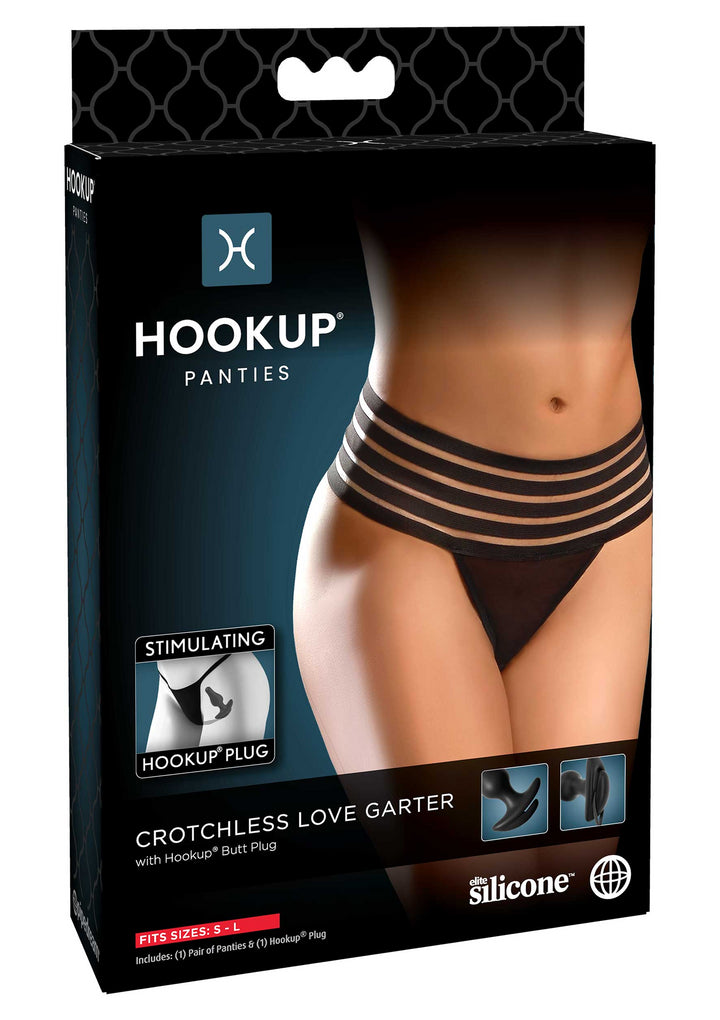 Slip donna Crotchless Love Garter OS