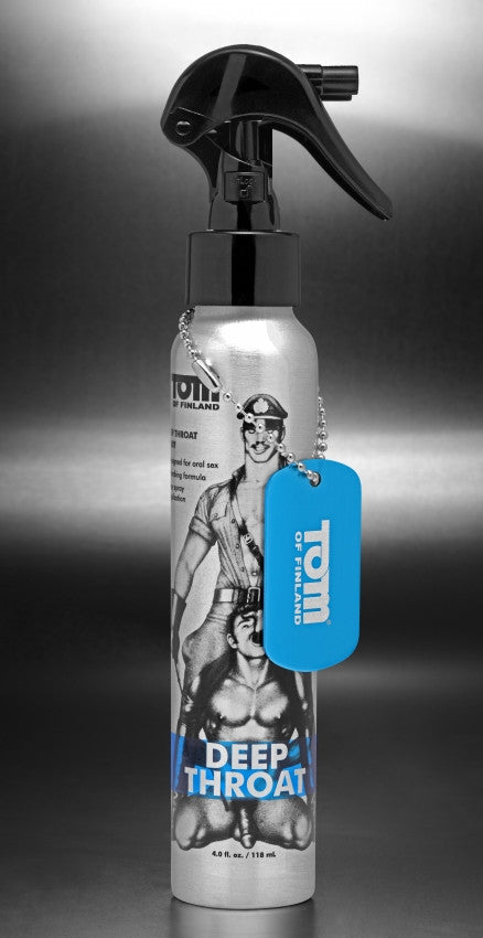 Tom of Finland Deep Throat Spray Oral Desensitizing Spray- 4 oz