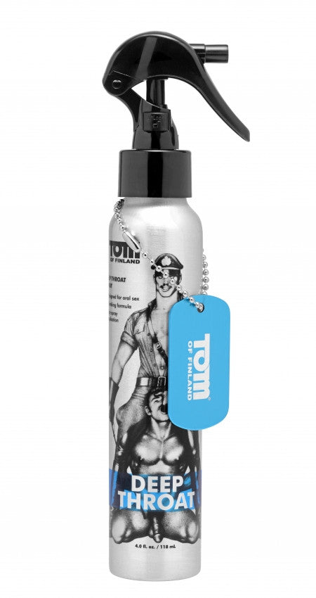 Tom of Finland Deep Throat Spray Oral Desensitizing Spray- 4 oz