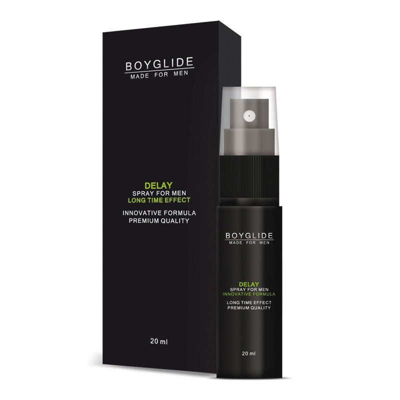 Spray ritardante per uomo contro eiaculazione precoce boyglide 20 ml delay