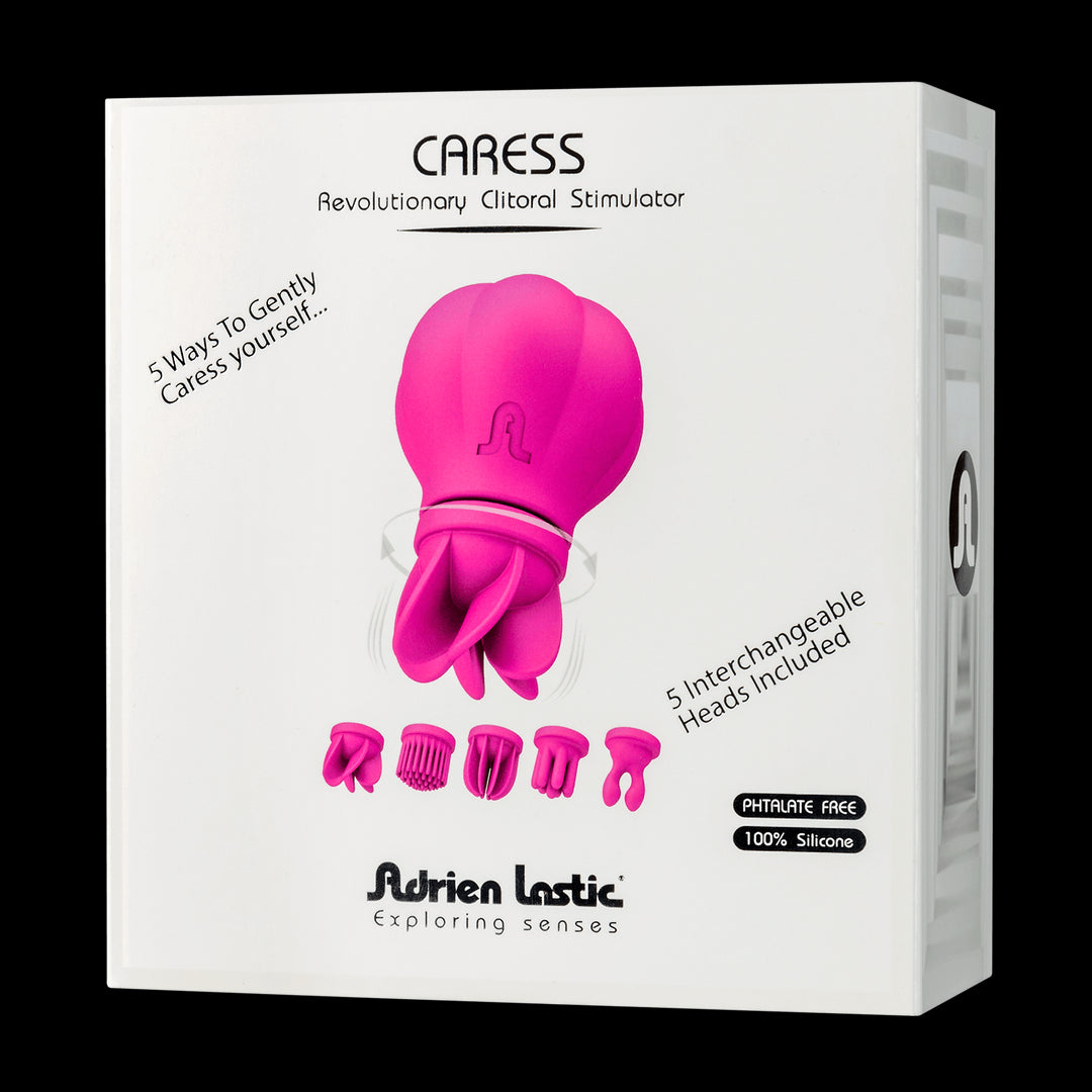 Caress vibrating rotating clitoral stimulator